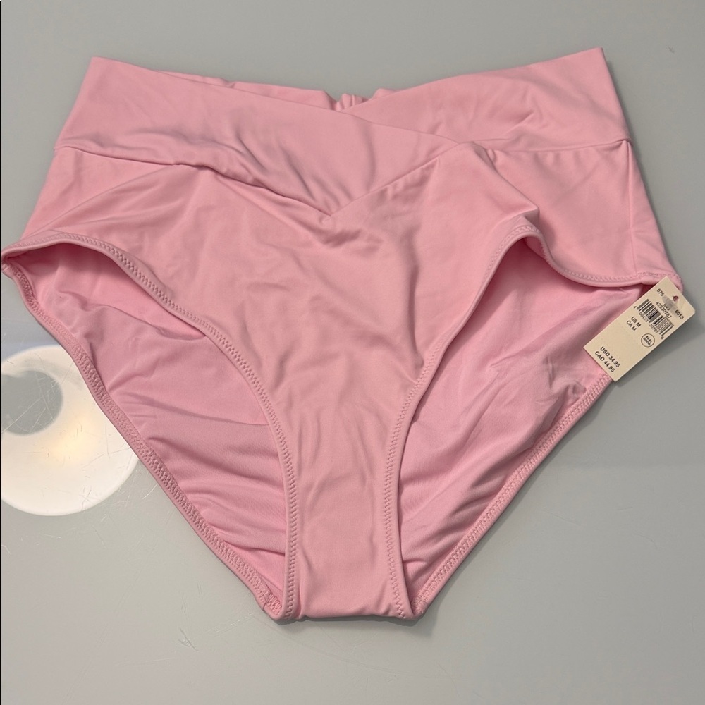 NWT Aerie Cross-Over High Waisted Bikini Bottoms
